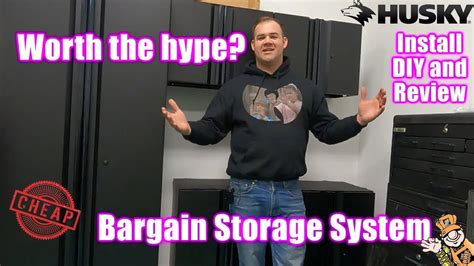 Installing the best BUDGET garage cabinets! Husky from Home .